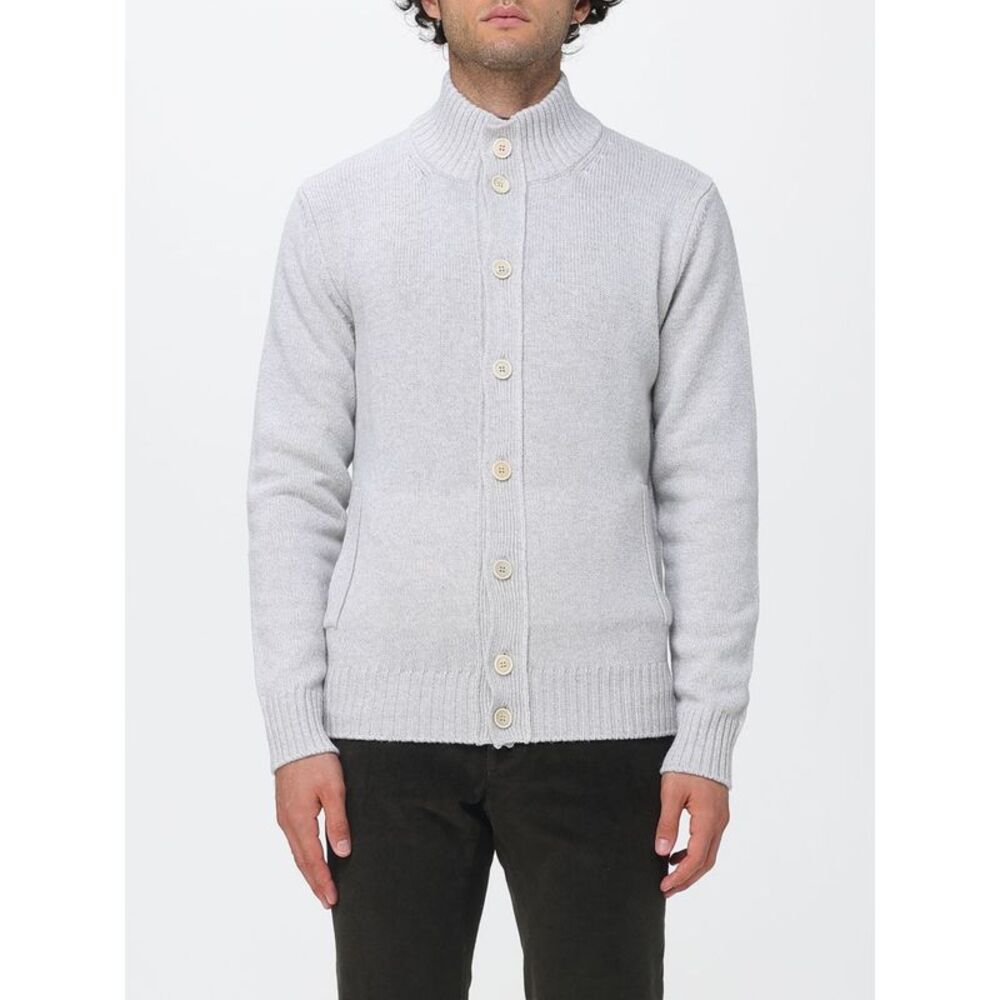 Zanone Men Virgin Wool Turtleneck Cardigan Zanone With Buttons